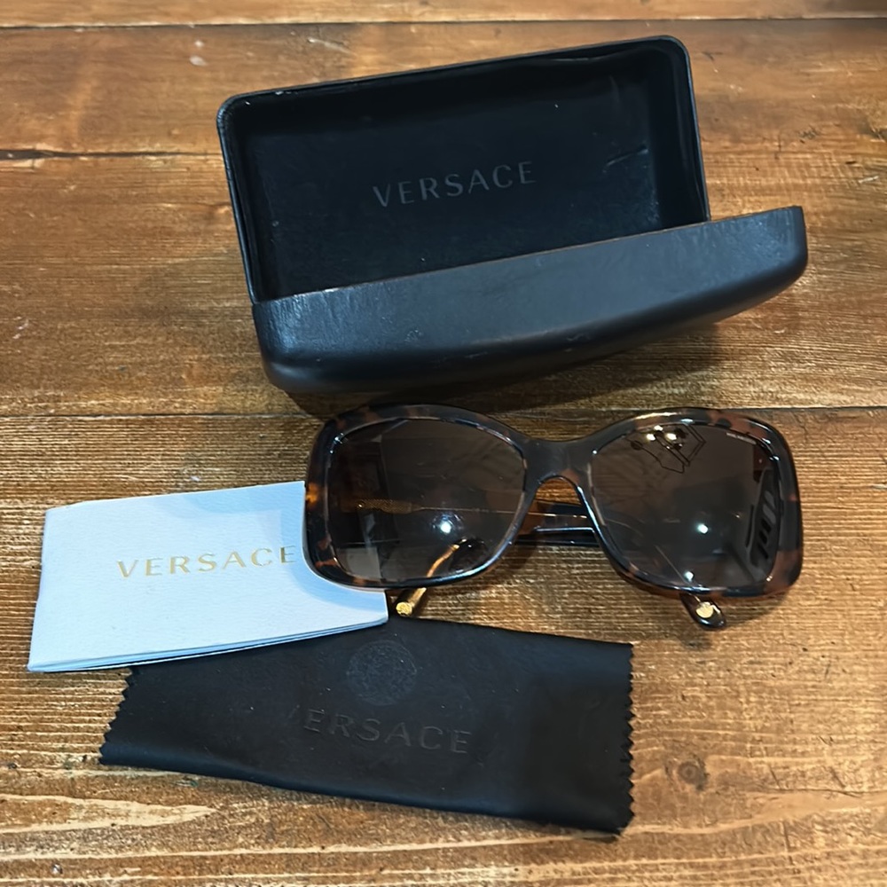 Versace sunglasses, good condition, minor wear